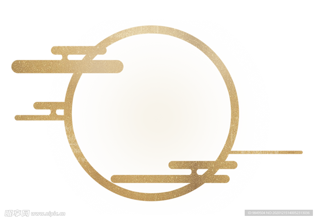 中国风金色祥云PNG免扣素材