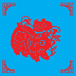 猪剪纸