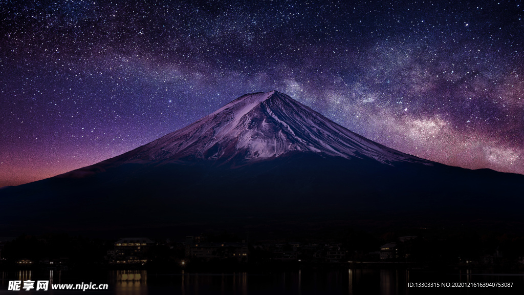 富士山夜景