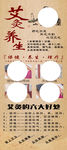 艾灸养生展架 天天艾