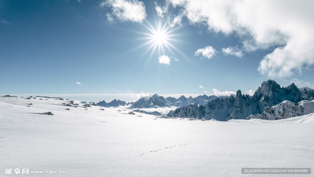 雪山 雪景