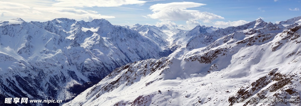 雪山 雪景