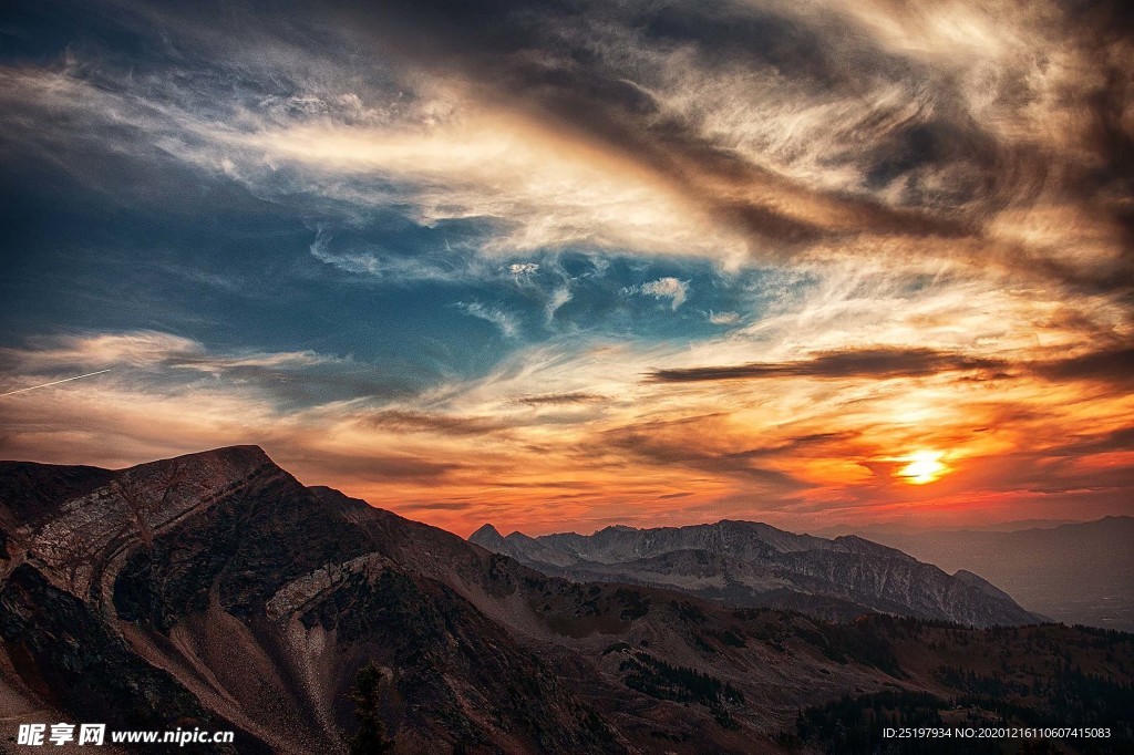 夕阳  风景