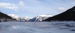 雪山 风景 河流