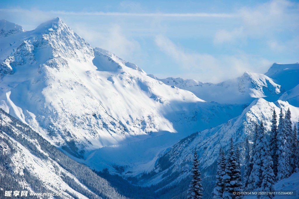 雪山 雪景