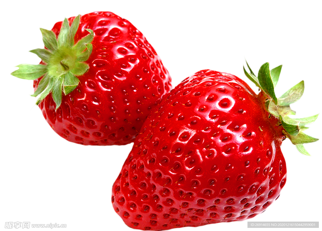 透明免抠图草莓
