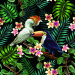 热带花