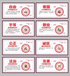社会主义 核心价值观展板