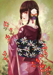 二次元动漫性感美女少女唯美妹子