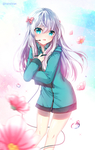 二次元动漫性感美女少女唯美妹子
