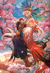 二次元动漫性感美女少女唯美妹子