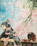 二次元动漫性感美女少女唯美妹子
