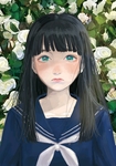 二次元动漫性感美女少女唯美妹子