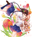 二次元动漫性感美女少女唯美妹子