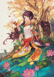 二次元动漫性感美女少女唯美妹子