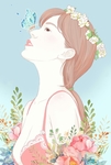 二次元动漫性感美女少女唯美妹子