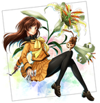 二次元动漫性感美女少女唯美妹子