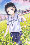 二次元动漫性感美女少女唯美妹子