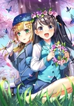 二次元动漫性感美女少女唯美妹子