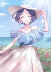 二次元动漫性感美女少女唯美妹子
