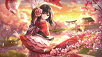 二次元动漫性感美女少女唯美妹子