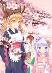 二次元动漫性感美女少女唯美妹子
