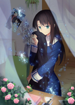 二次元动漫性感美女少女唯美妹子