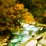 山水 风景油画