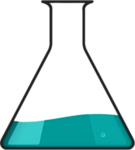 锥形瓶科学化学实验器材PNG