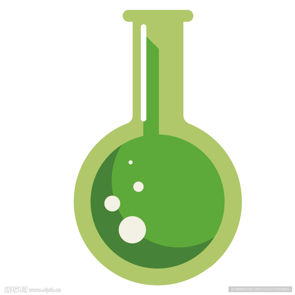 圆底烧瓶化学实验器材PNG