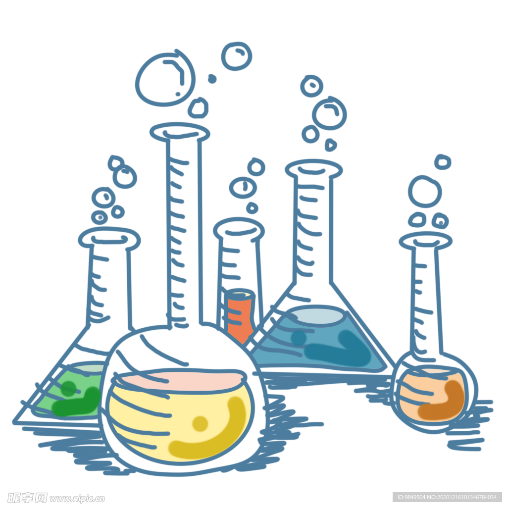 科学化学实验器材PNG