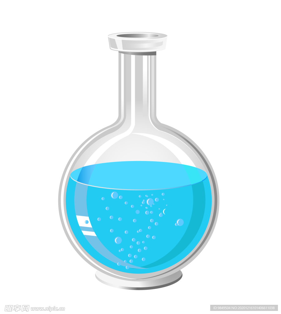 平底烧瓶化学实验器材PNG