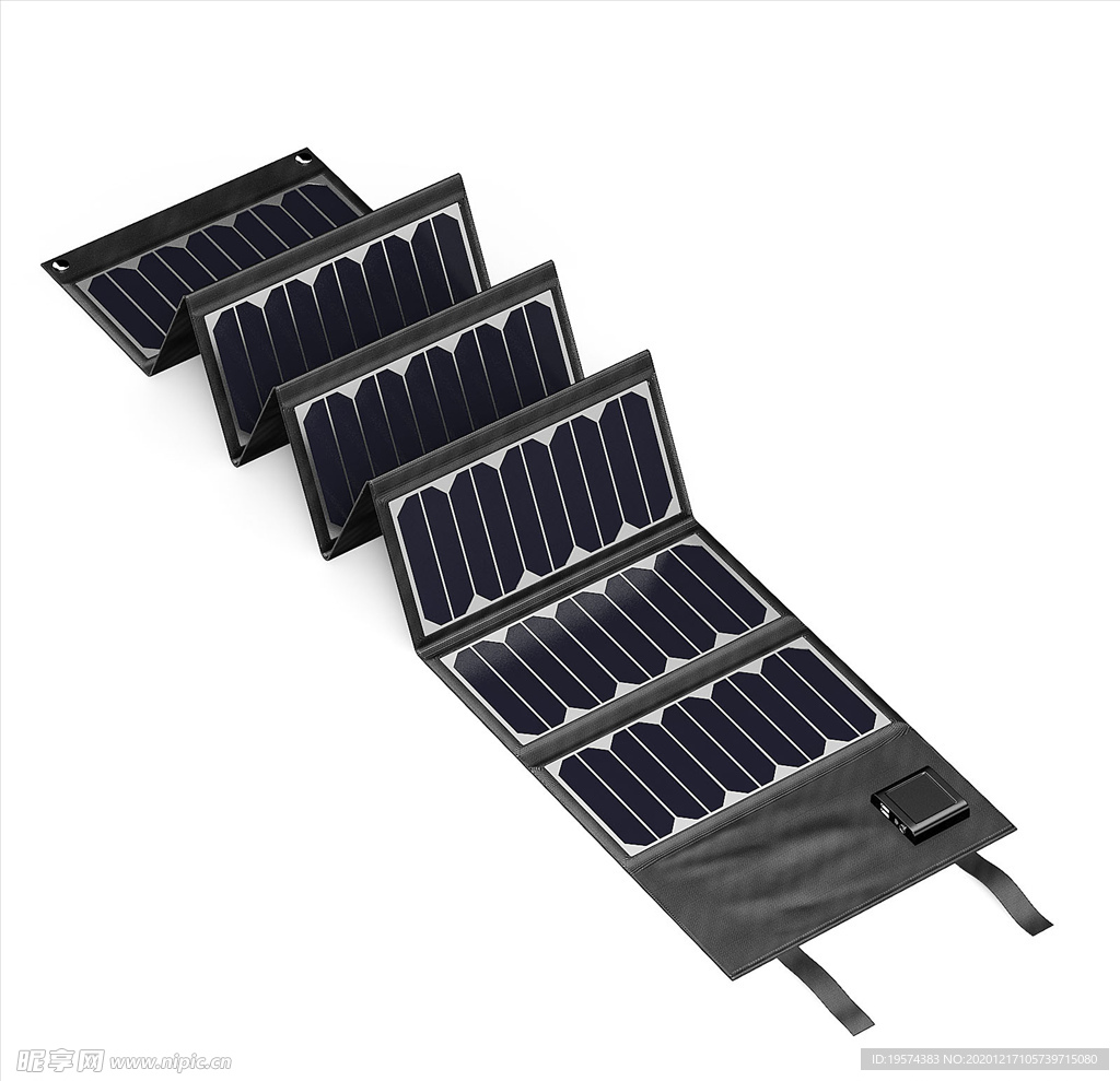 C4D 3DMAX模型太阳能板