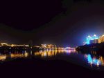 夜晚江景