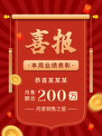 喜报