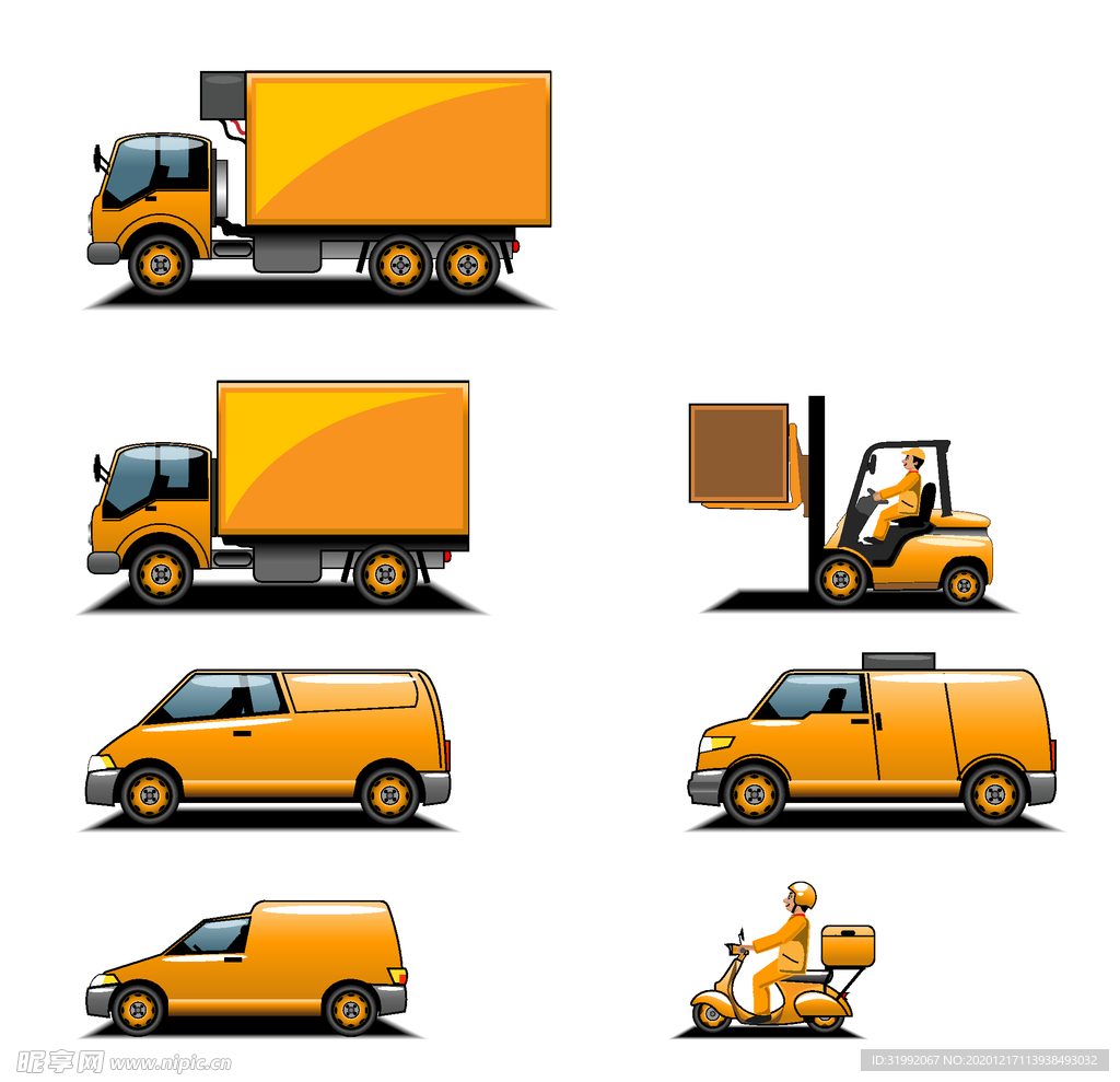 精细矢量汽车 VI贴图
