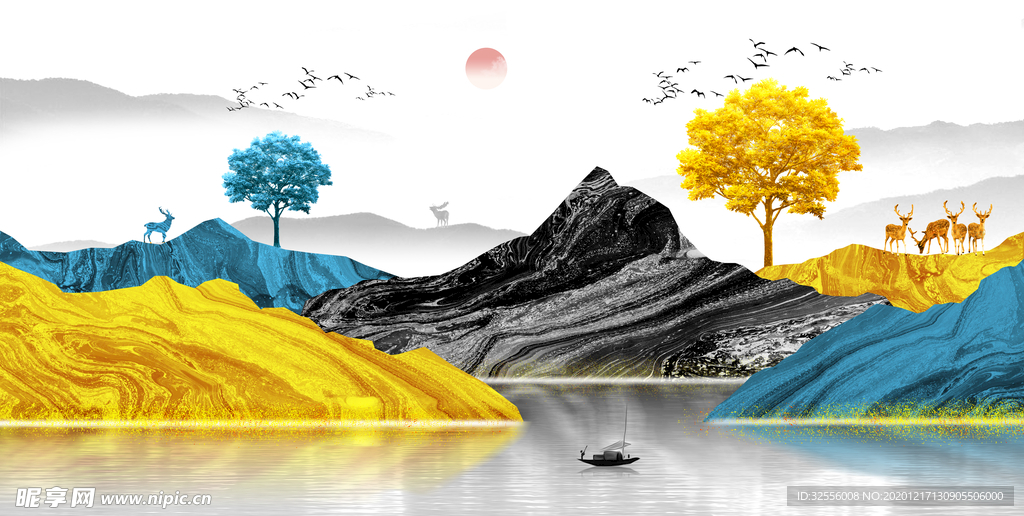 水墨画