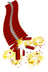 鞭炮爆竹新年喜庆元素PNG