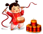 鞭炮爆竹新年喜庆元素PNG