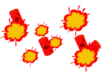 鞭炮爆竹新年喜庆元素PNG
