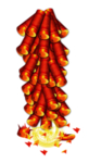 鞭炮爆竹新年喜庆元素PNG