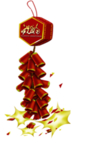 鞭炮爆竹新年喜庆元素PNG