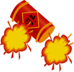 鞭炮爆竹新年喜庆元素PNG
