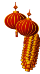 鞭炮爆竹新年喜庆元素PNG