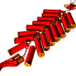 鞭炮爆竹新年喜庆元素PNG