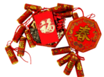 鞭炮爆竹新年喜庆元素PNG