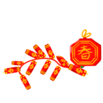 鞭炮爆竹新年喜庆元素PNG
