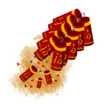 鞭炮爆竹新年喜庆元素PNG