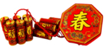鞭炮爆竹新年喜庆元素PNG
