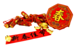 鞭炮爆竹新年喜庆元素PNG